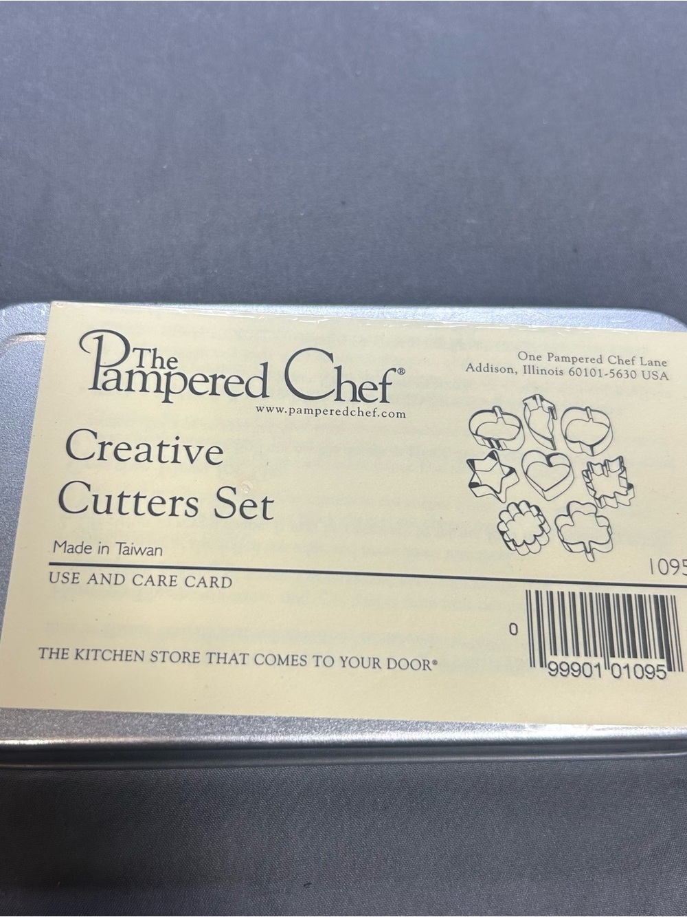 The Pampered Chef Creative Cutters Set #1095 New Sealed